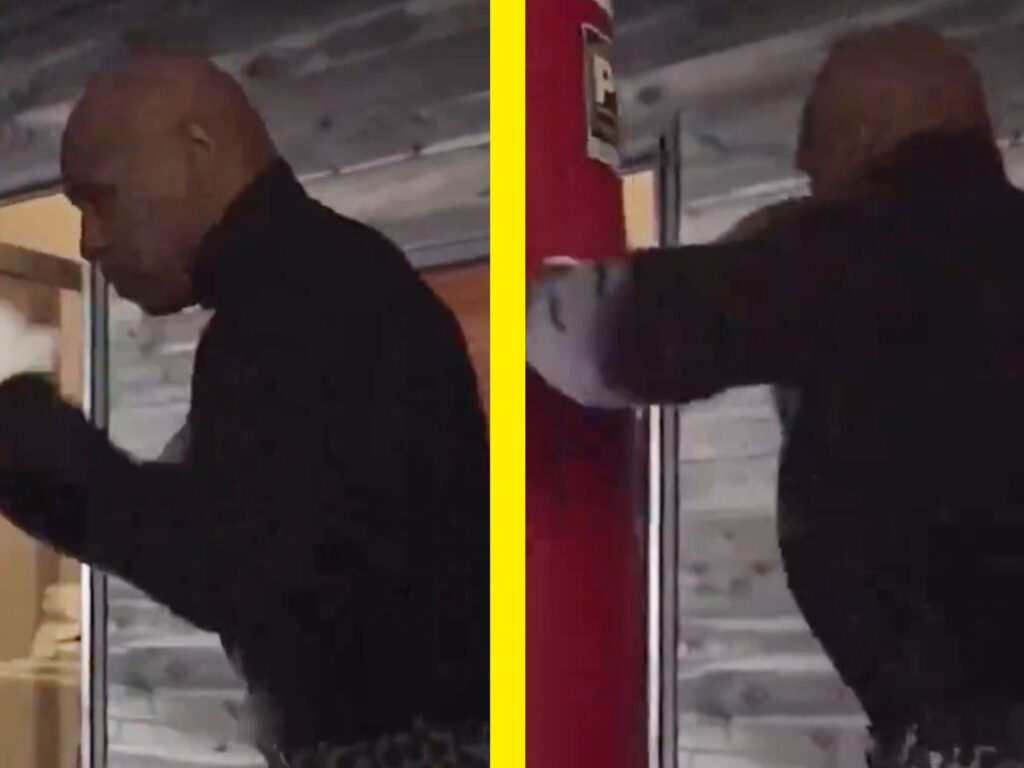 A new footage of Mike Tyson (50-6, 44 KOs) surfaced online on Tuesday, fuelling hype for his upcoming fight against Jake Paul (9-1,6 KOs).